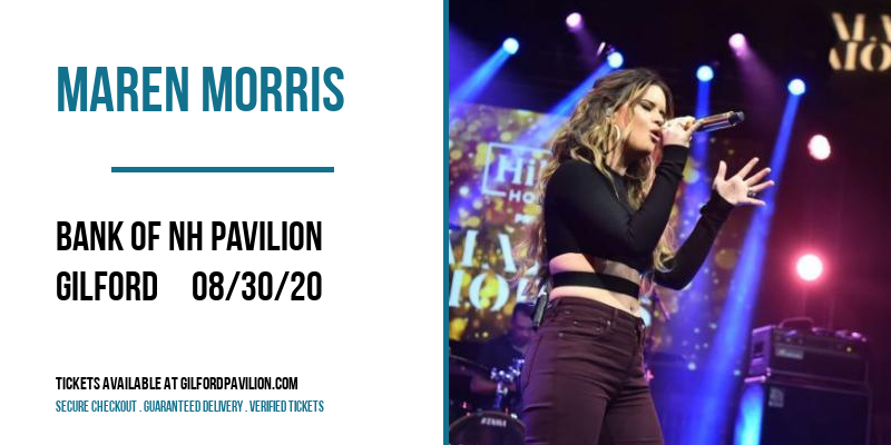 Maren Morris [CANCELLED] at Bank of NH Pavilion