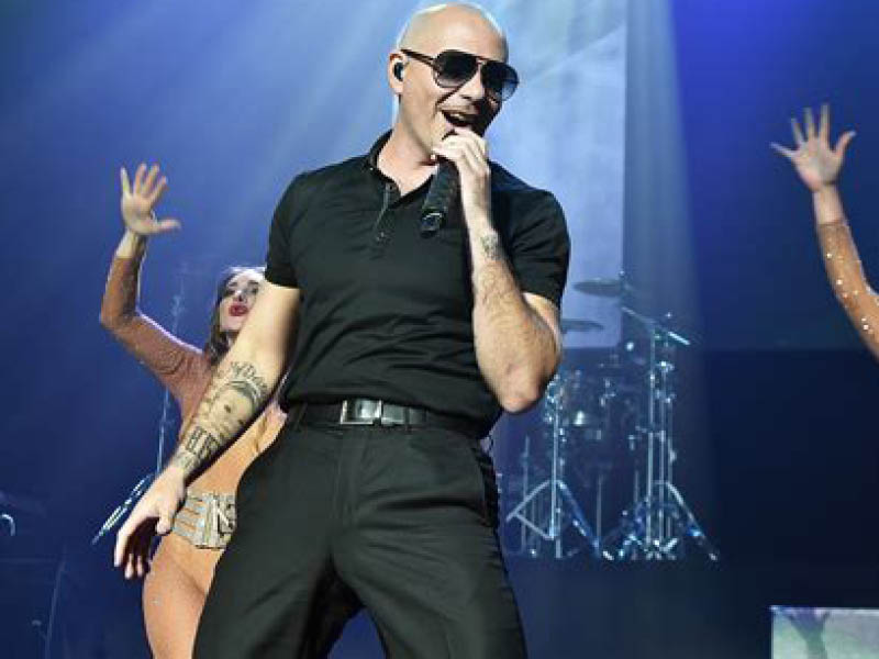 Pitbull at Bank of NH Pavilion