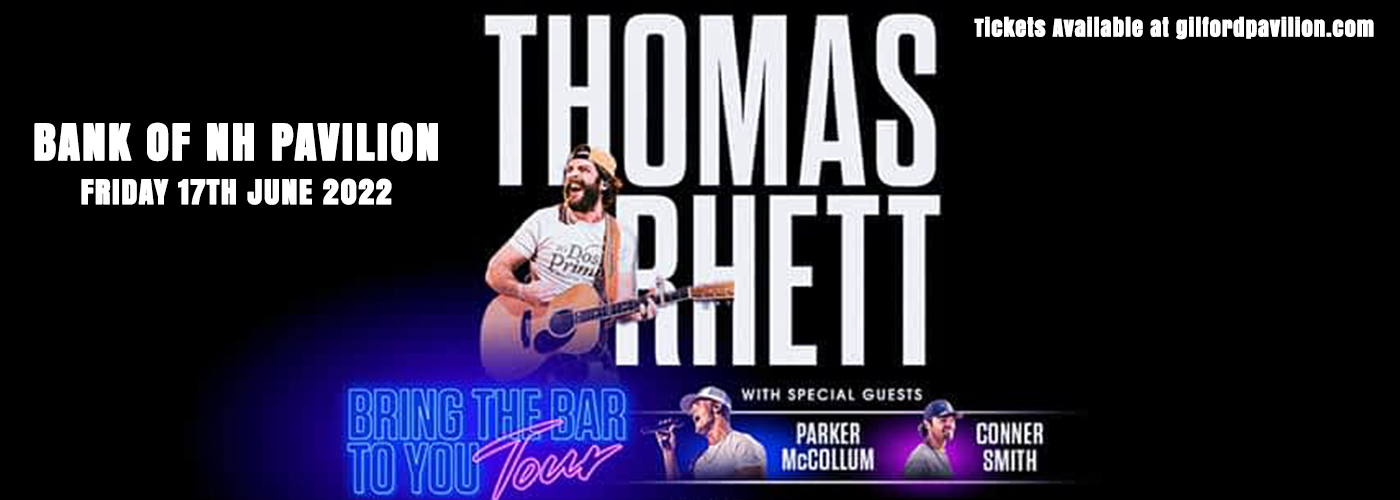 Thomas Rhett at Bank of NH Pavilion tickets Thomas Rhett at Bank of NH Pavilion