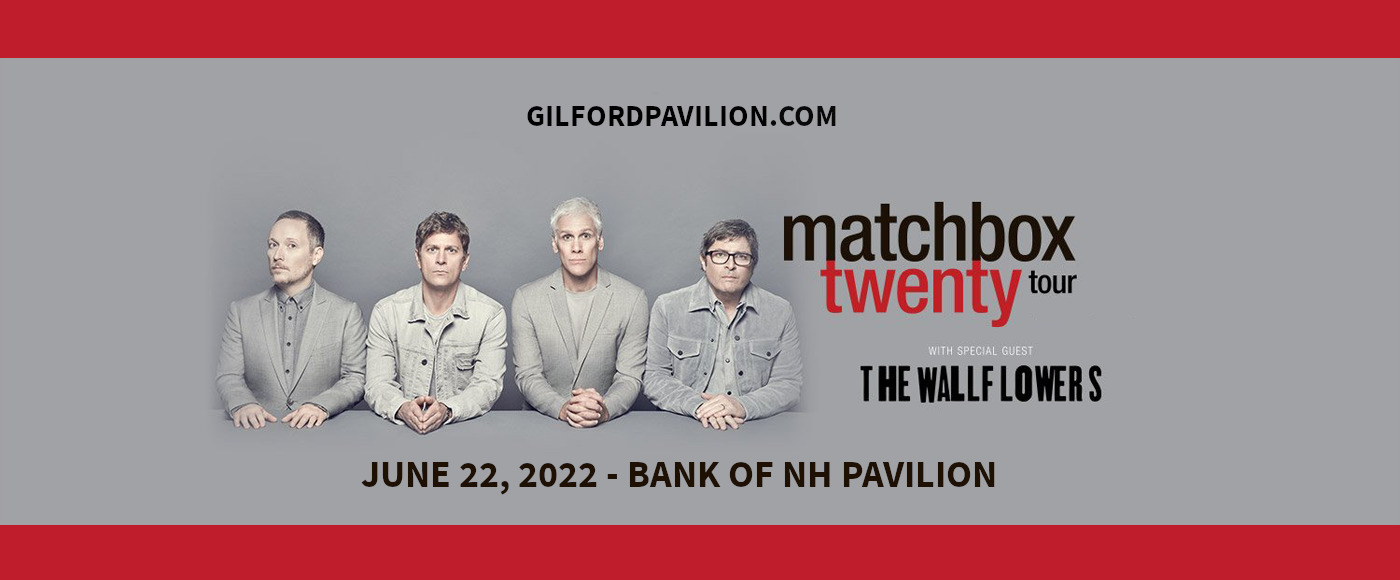 Matchbox Twenty & The Wallflowers at Bank of NH Pavilion tickets Matchbox Twenty & The Wallflowers at Bank of NH Pavilion