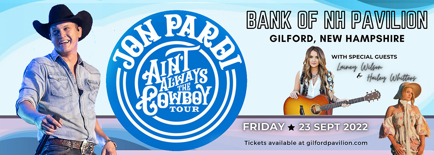 Jon Pardi, Lainey Wilson & Hailey Whitters at Bank of NH Pavilion