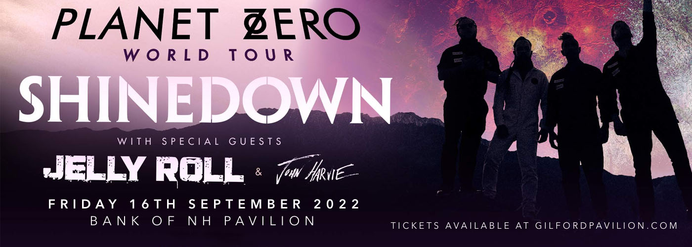 Shinedown & Jelly Roll at Bank of NH Pavilion tickets Shinedown & Jelly Roll at Bank of NH Pavilion