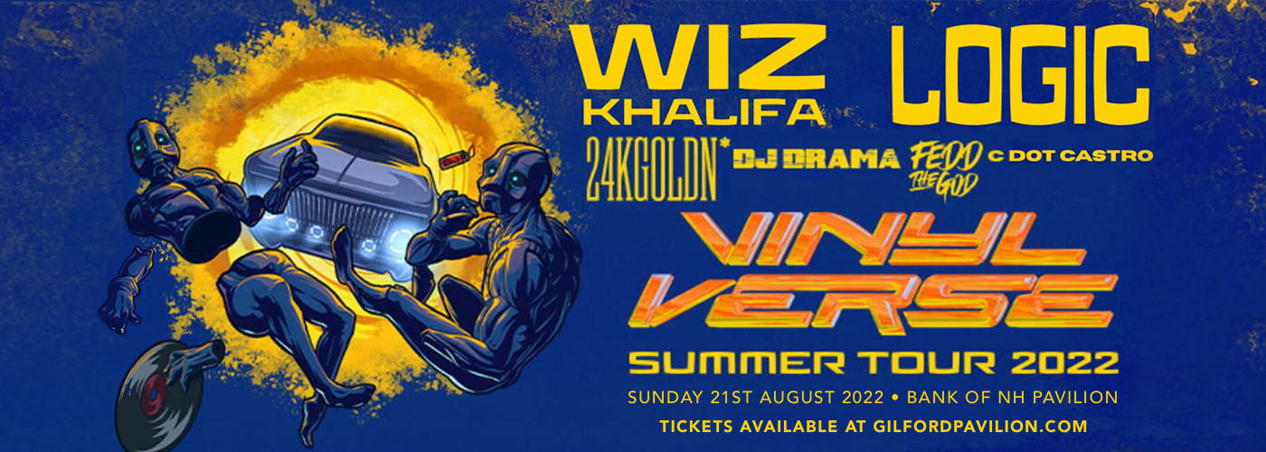 Wiz Khalifa & Logic at Bank of NH Pavilion tickets Wiz Khalifa & Logic at Bank of NH Pavilion