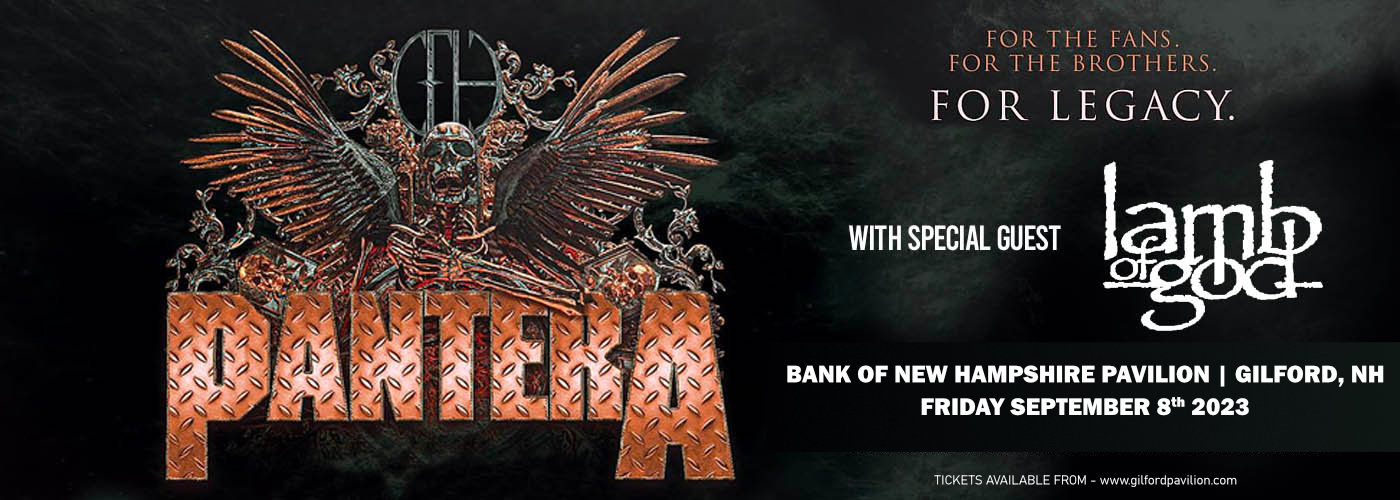 Pantera & Lamb of God at Bank of NH Pavilion