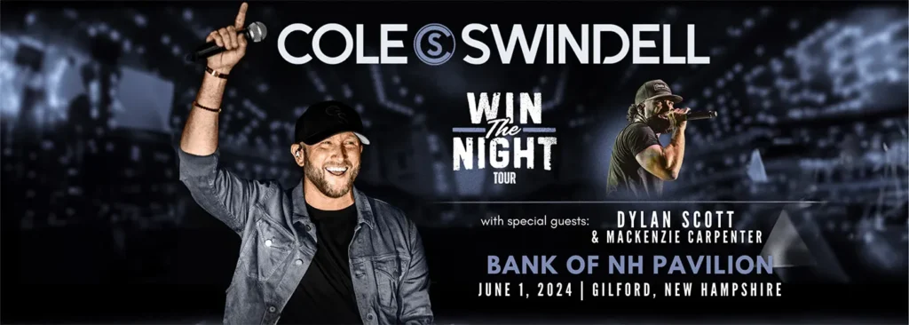 Cole Swindell at Bank of New Hampshire Pavilion