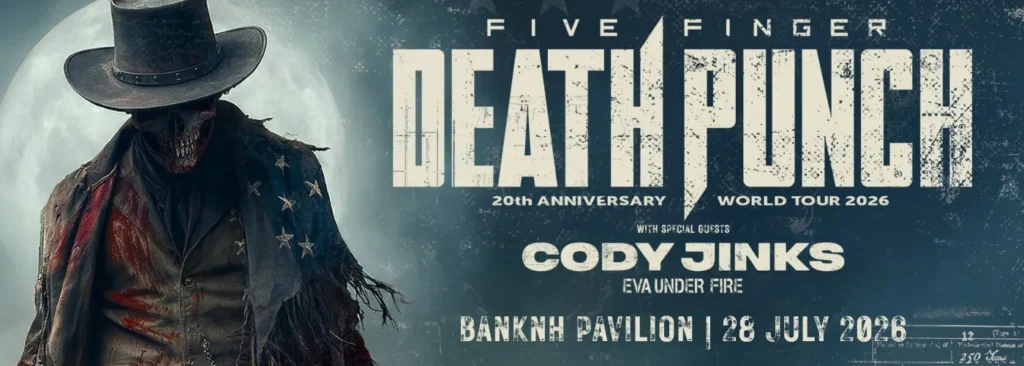 Five Finger Death Punch at Bank of New Hampshire Pavilion