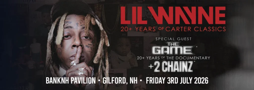 Lil Wayne & 2 Chainz at Bank of New Hampshire Pavilion